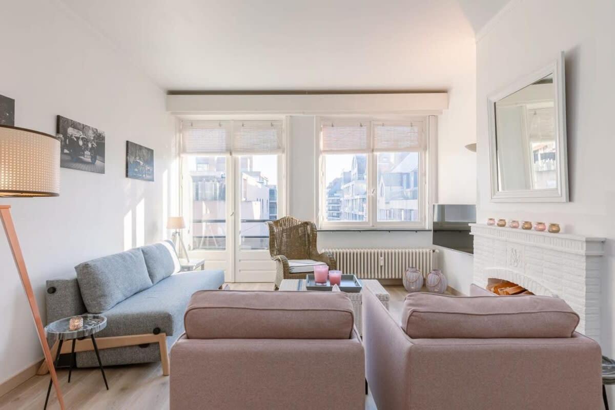Huswell - Beautiful And Spacious Studio With Side Seaview Knokke-Heist Dış mekan fotoğraf